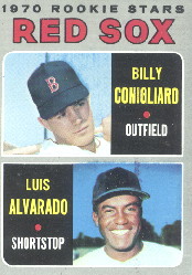 1970 Topps Baseball Cards      317     Rookie Stars-Billy Conigliaro-Luis Alvarado RC
